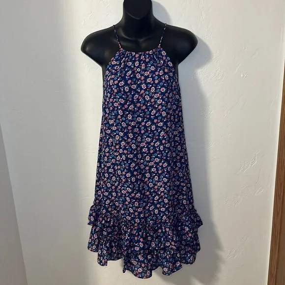 CeCe | Dresses | Cece Floral Halter Neck Ruffle Dress 4 | Poshmark